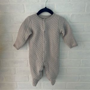 Badgley Mischka Quilted Footie